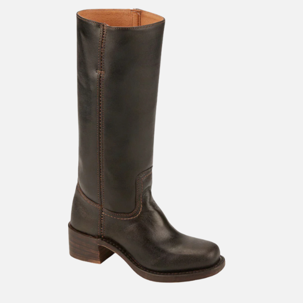 Kirsten | Kniehoog Rijdboots met Blokhak, Dames