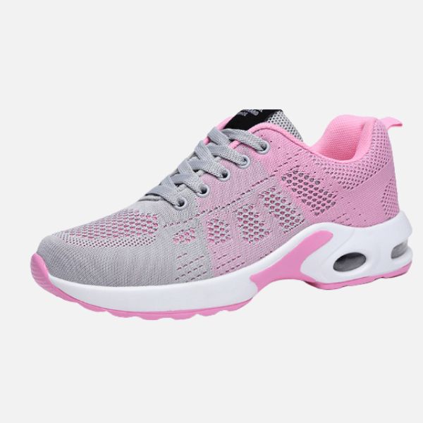 Dames Sportieve Mesh Sneakers met Vetersluiting