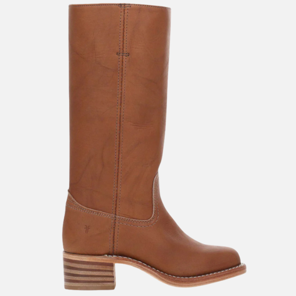 Kirsten | Kniehoog Rijdboots met Blokhak, Dames