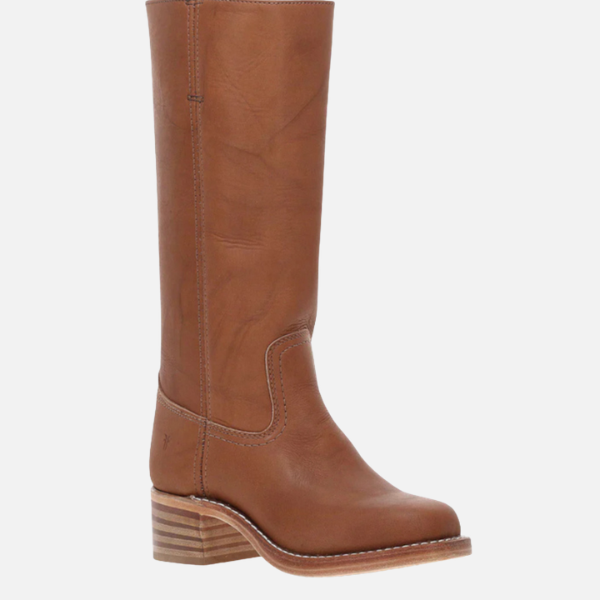 Kirsten | Kniehoog Rijdboots met Blokhak, Dames