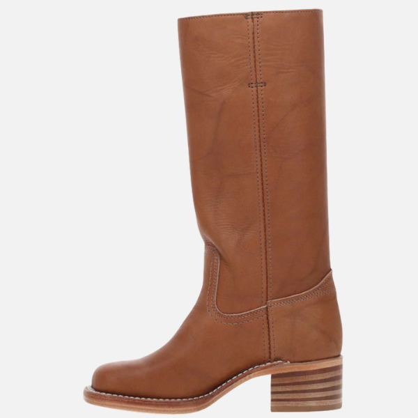 Kirsten | Kniehoog Rijdboots met Blokhak, Dames
