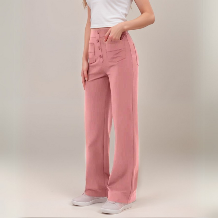 Elsa | Trendy Elastische Hoge Taille Sculpt Broek
