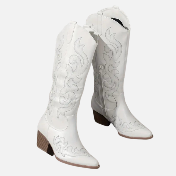 Stijlvolle Hoge Cowboy Dames Laarzen met Hak