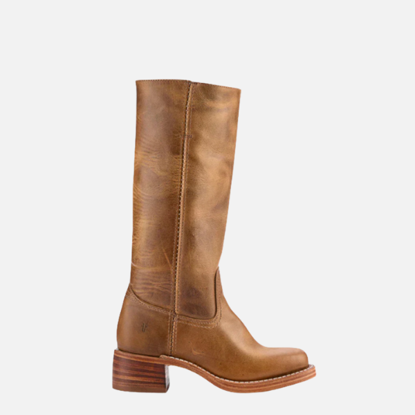 Kirsten | Kniehoog Rijdboots met Blokhak, Dames