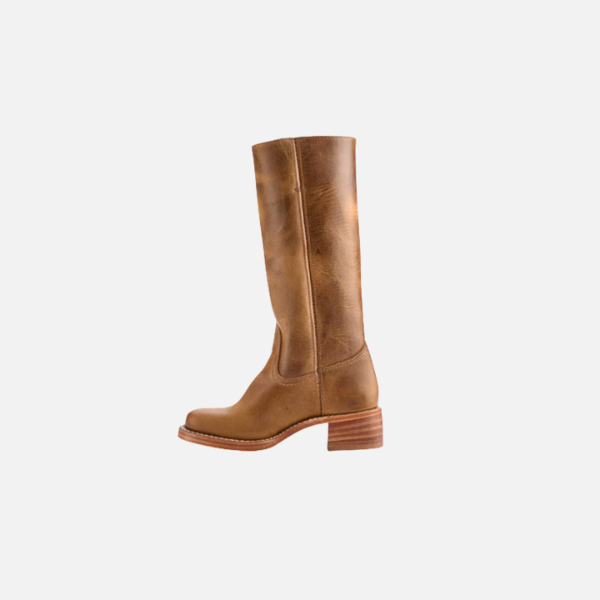 Kirsten | Kniehoog Rijdboots met Blokhak, Dames