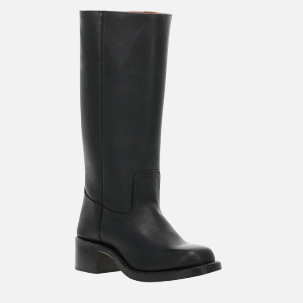 Kirsten | Kniehoog Rijdboots met Blokhak, Dames