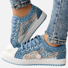 Anne | Canvas Sneakers met Kant en Veters