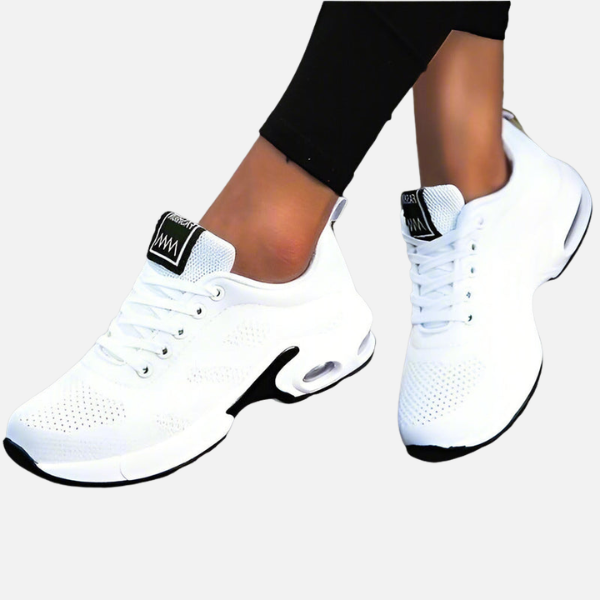 Dames Sportieve Mesh Sneakers met Vetersluiting