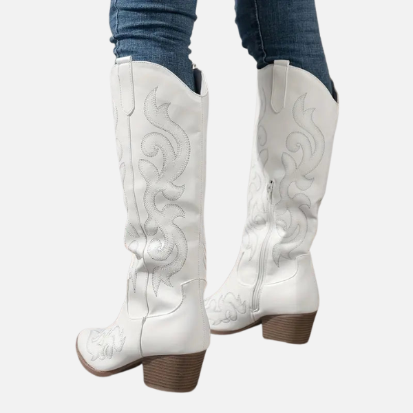 Stijlvolle Hoge Cowboy Dames Laarzen met Hak