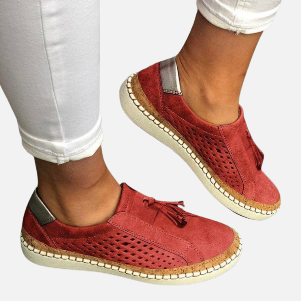Dames Sneakers met Kwastje en Instapdesign