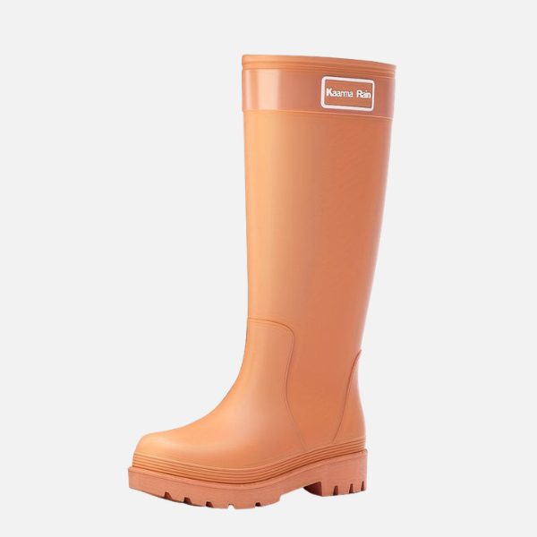 Trendy Waterdichte Kniehoge Voor Dames Antislip Regenlaarzen