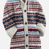 Femke | Noors Gebreid Vest met Capuchon
