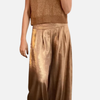 Dames Palazzo Broek met Hoge Taille en Zakken
