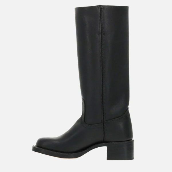 Kirsten | Kniehoog Rijdboots met Blokhak, Dames