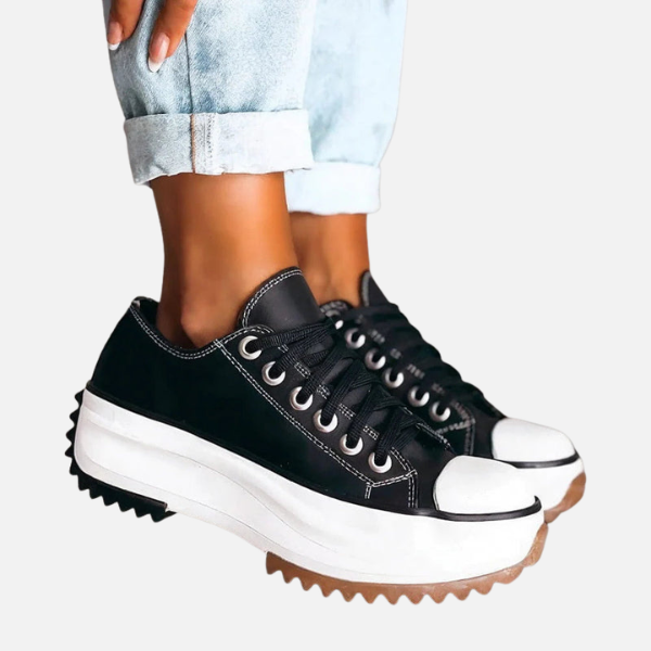 Daisy | Dames Casual Veterschoenen met Platform voor Elke Dag