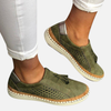 Dames Sneakers met Kwastje en Instapdesign