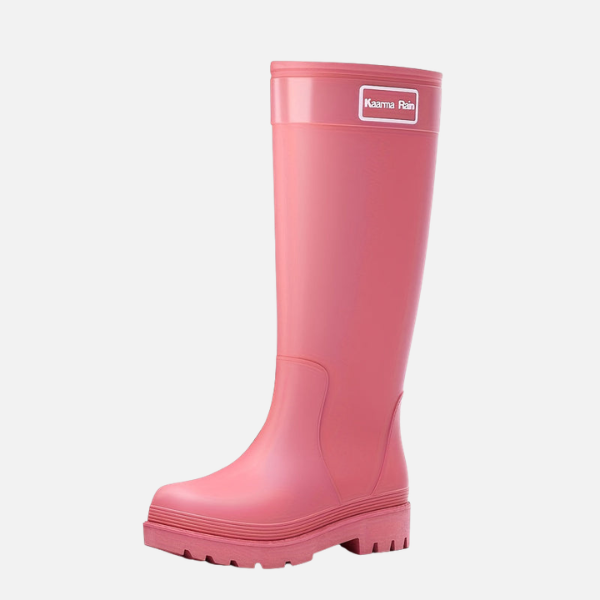 Trendy Waterdichte Kniehoge Voor Dames Antislip Regenlaarzen
