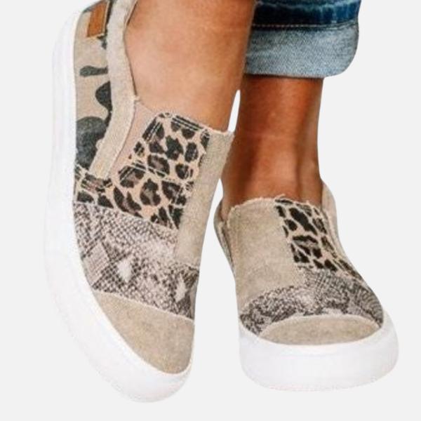 Susanne | Slip-on Sneakers met Dierenprint