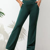 Comfy Stretch Flared Pants - High Waist
