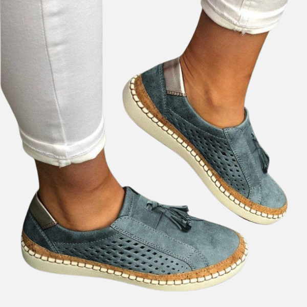Dames Sneakers met Kwastje en Instapdesign