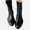 Mette | Elegante Veterschoenen met Blokhak