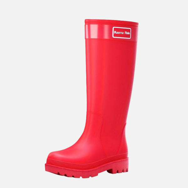 Trendy Waterdichte Kniehoge Voor Dames Antislip Regenlaarzen