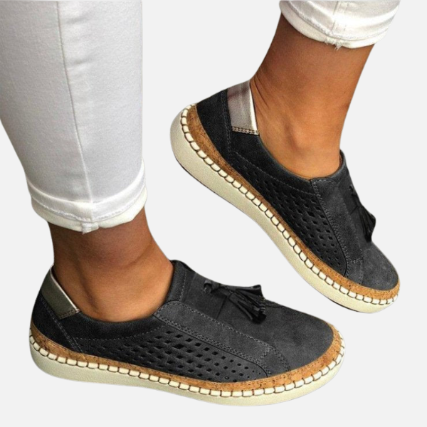 Dames Sneakers met Kwastje en Instapdesign