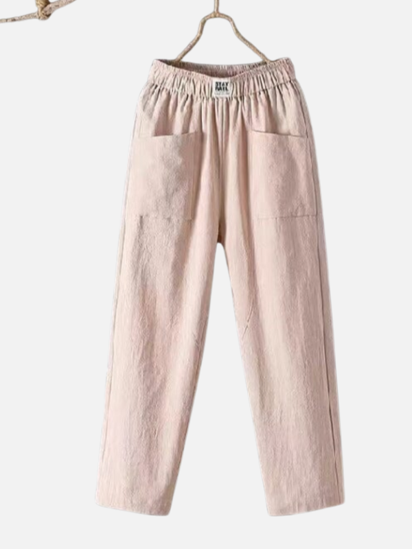 Broek met Elastische Tailleband voor Dames
