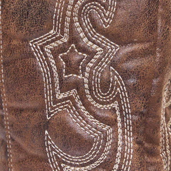 Karen | Kniehoge Cowboylaarzen, Geborduurd Western