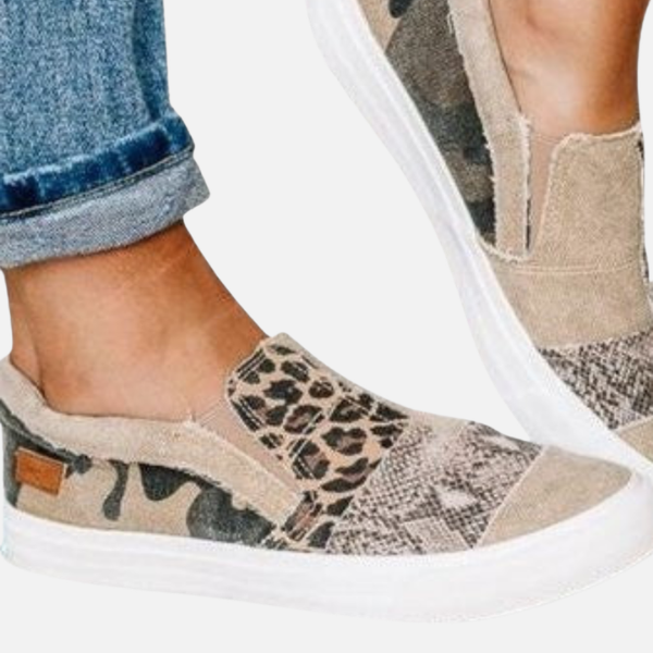 Susanne | Slip-on Sneakers met Dierenprint