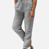 Ademend zomerlinnenbroek voor dames