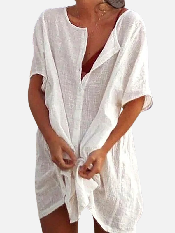 Sara | Linnen Strandjurk Tuniek
