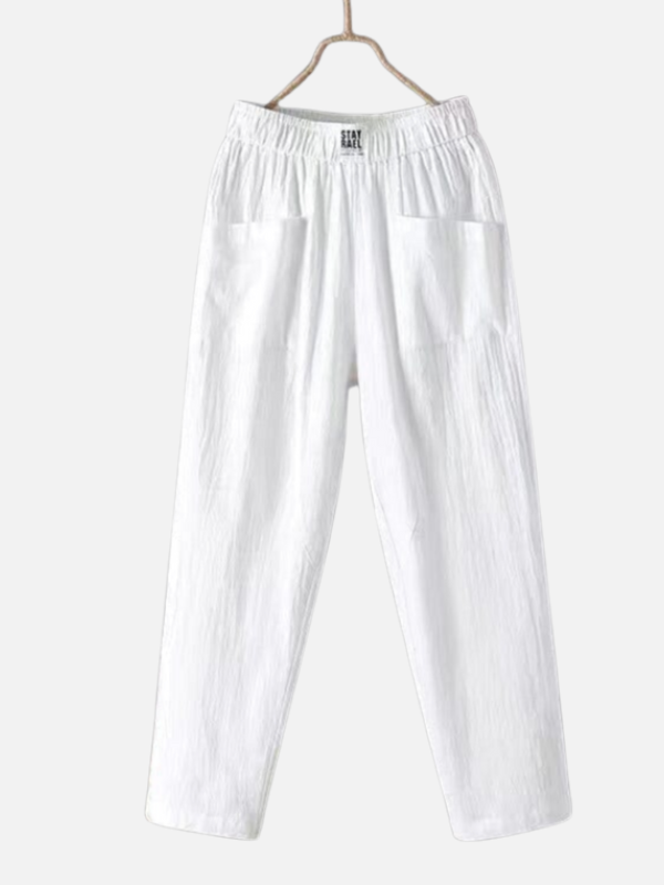 Broek met Elastische Tailleband voor Dames