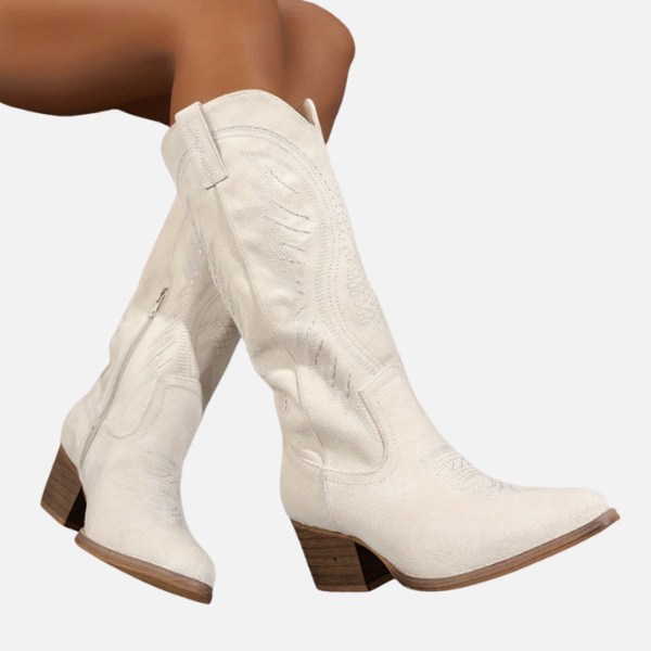 Maria | Geborduurde Kniehoge Cowboylaarzen, Western