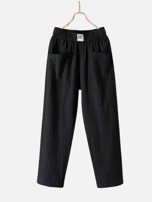 Broek met Elastische Tailleband voor Dames