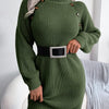 Rolkragenpullover Winterjurk voor Vrouwen