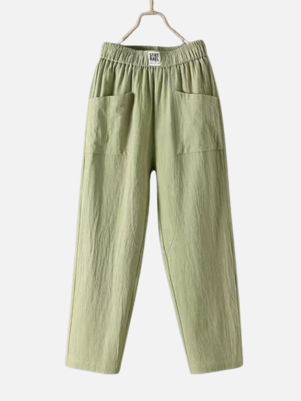Broek met Elastische Tailleband voor Dames