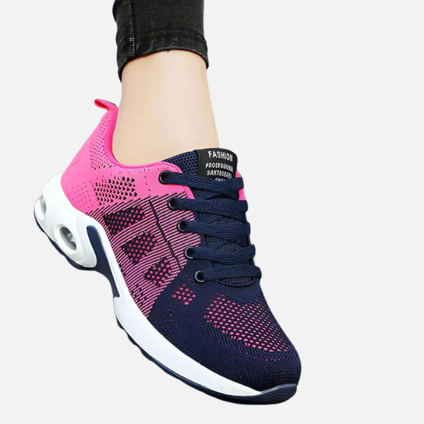 Dames Sportieve Mesh Sneakers met Vetersluiting