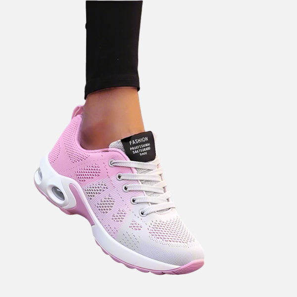 Dames Sportieve Mesh Sneakers met Vetersluiting