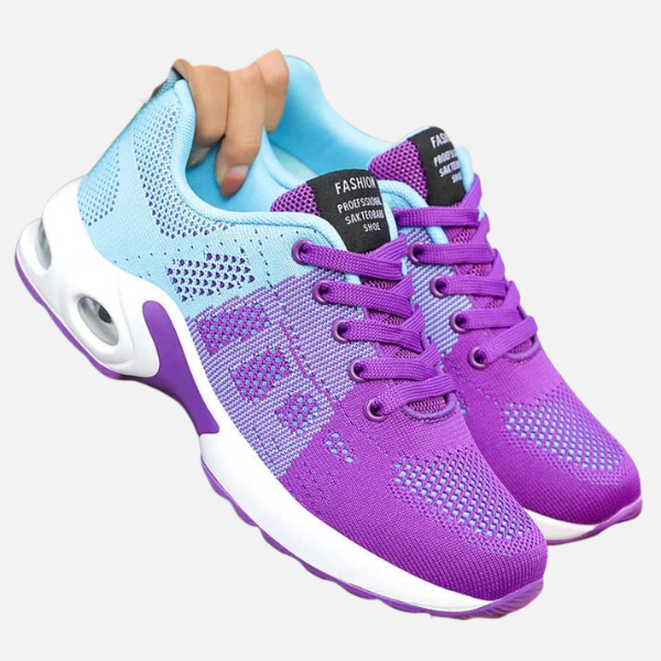 Dames Sportieve Mesh Sneakers met Vetersluiting