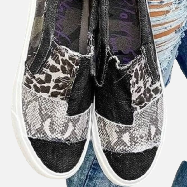 Susanne | Slip-on Sneakers met Dierenprint