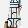 Sara | Blousejurk met Print en Zakken