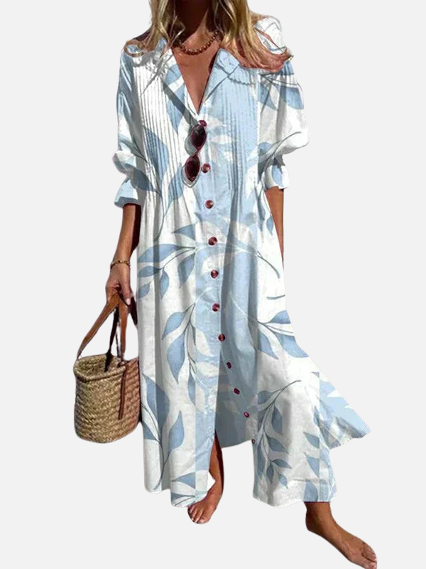 Sara | Boho Maxi-Jurk met Print