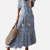 Sanne | Boho Maxi-Jurk met Print