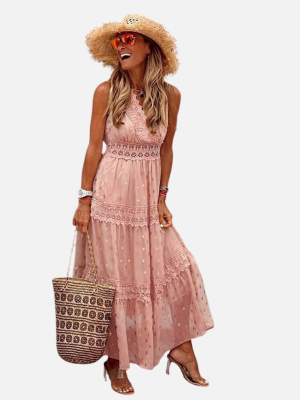 Fleur | Boho Maxijurk met Kant