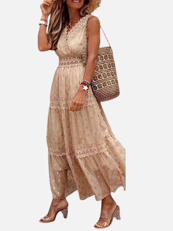 Fleur | Boho Maxijurk met Kant