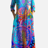 Emma | Boho Maxijurk met Print en Zakken
