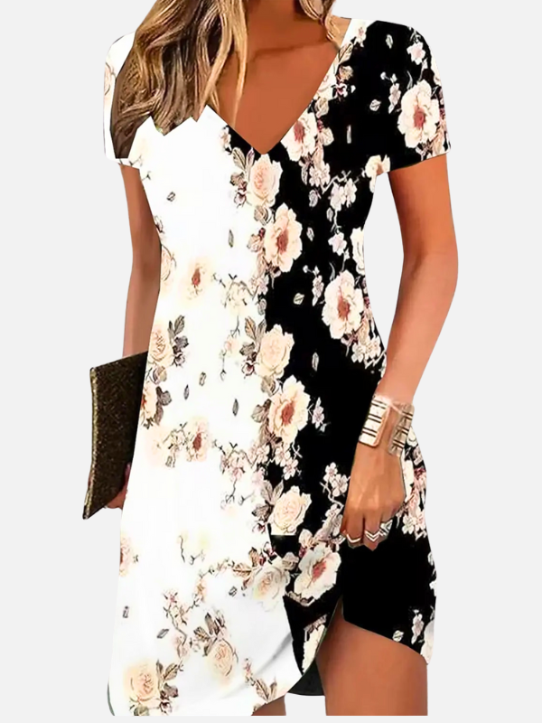 Sara | Boho Mini-Jurk met V-Hals