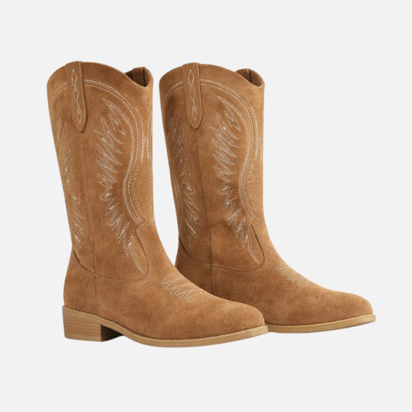Laarzen Dames - Cowboy Stijl met Borduursel | Western