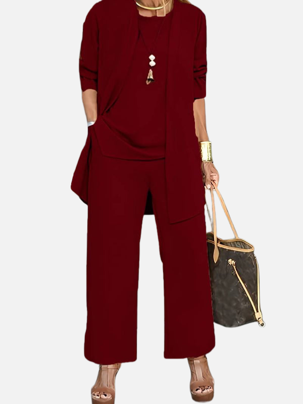 Sophie | Driedelige Set met Blazer Top en Broek